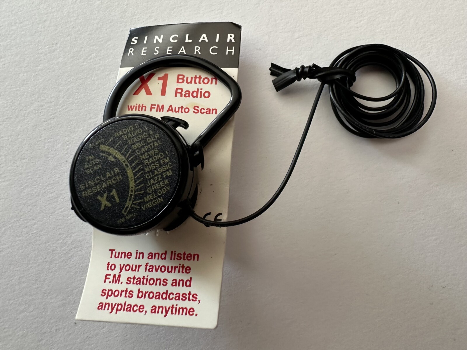 Sinclair X1 Button Radio